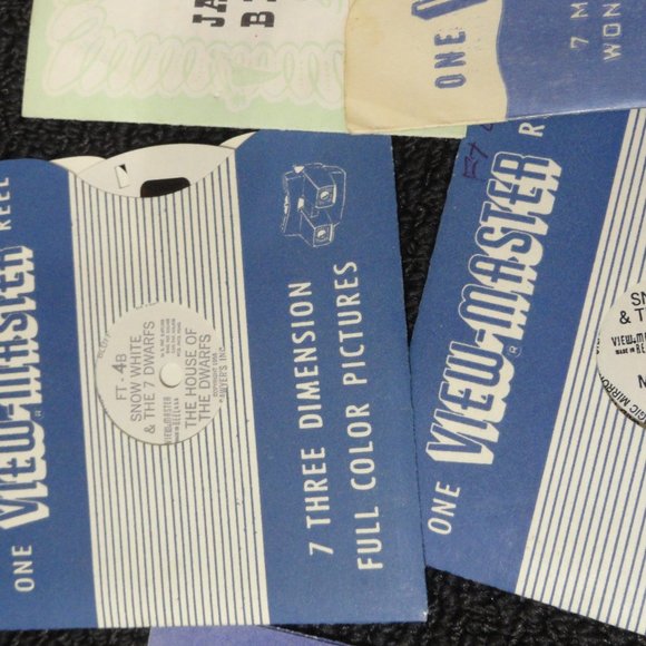 VTG lot 7 View Master reals, Christmas,jack and bean stock~EUC~Collectable - Picture 4 of 5